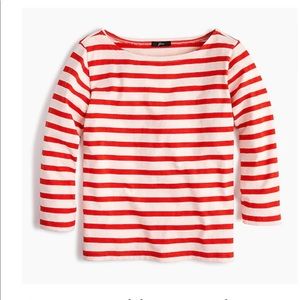 J Crew structured boatneck